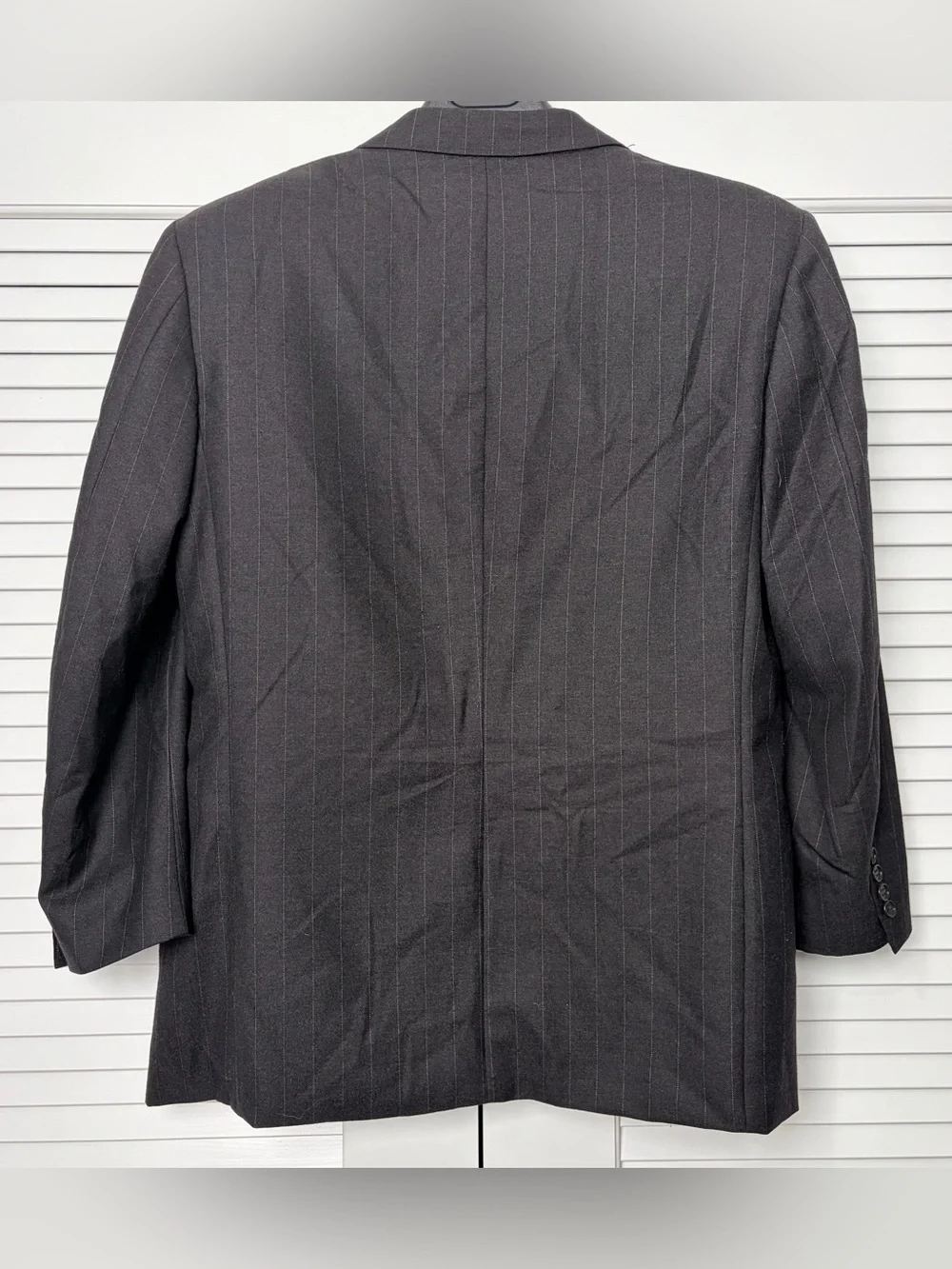 Canali Milano Loro Piana Super 100s 42 R US 52 EU Wool Pinstripe
